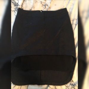 black sz 6 mini pencil skirt six 6 great for work